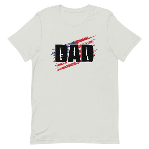 DAD Guns Short-sleeve unisex t-shirt - Mainstream Freedom
