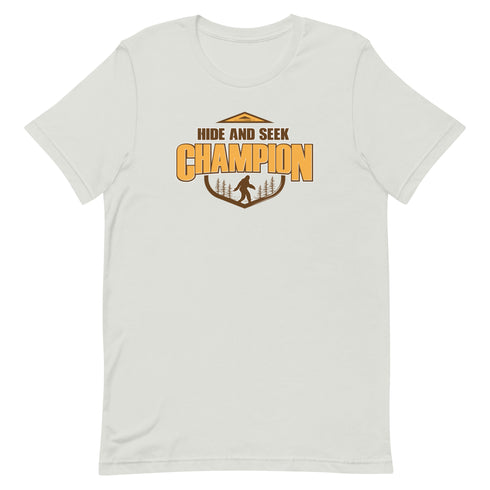 Hide And Seek Champion Short-sleeve unisex t-shirt - Mainstream Freedom