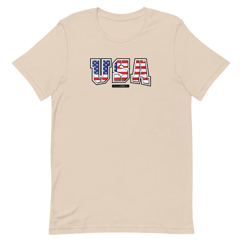 USA Short-sleeve unisex t-shirt - Mainstream Freedom