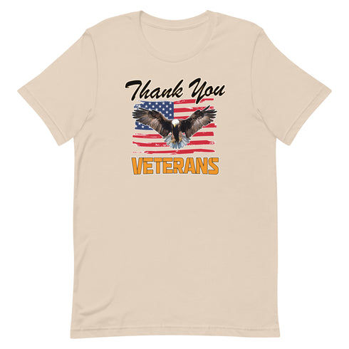Thank You Veterans Short-sleeve unisex t-shirt - Mainstream Freedom