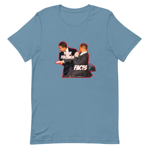 Your Feelings/Facts Short-sleeve unisex t-shirt - Mainstream Freedom