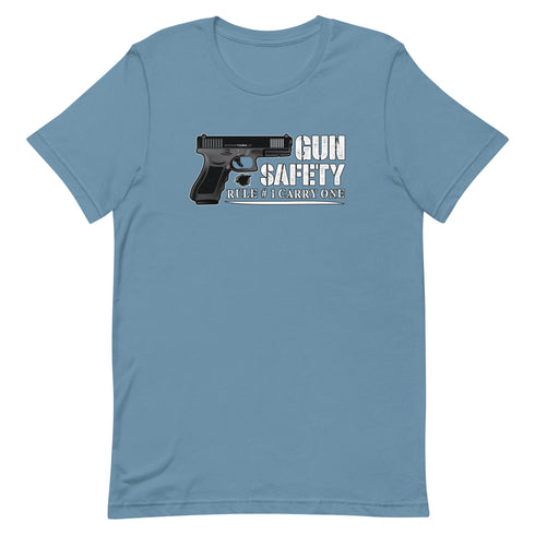 Gun Safety Rule #1 Carry One Short-sleeve unisex t-shirt - Mainstream Freedom