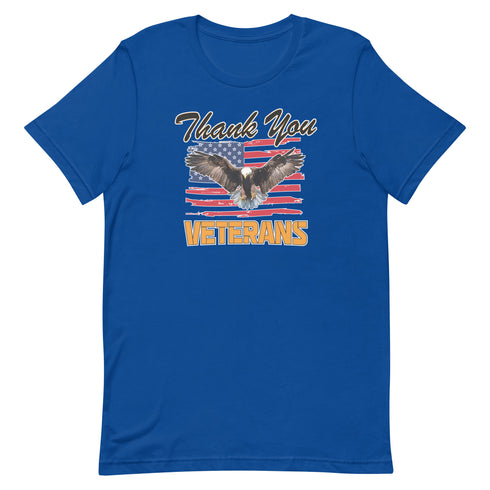 Thank You Veterans Short-sleeve unisex t-shirt - Mainstream Freedom