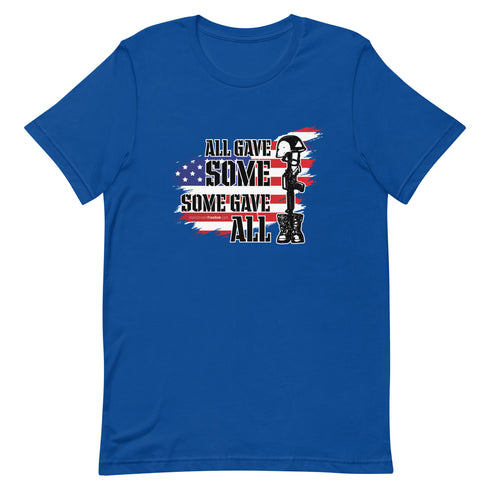 All Gave Some, Some Gave All Short-sleeve Patriotic t-shirt - Mainstream Freedom