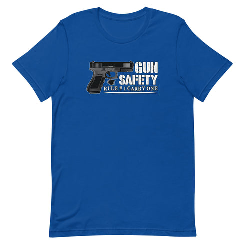 Gun Safety Rule #1 Carry One Short-sleeve unisex t-shirt - Mainstream Freedom