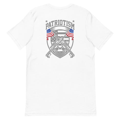 Patriotism Pro America Patriotic Graphic t-shirt (Back Design) - Mainstream Freedom