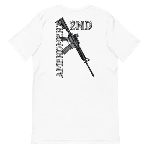2nd Amendment Right To Bear Arms (Back) Unisex t-shirt - Mainstream Freedom