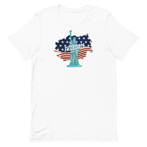 Independence Day - Statue of Liberty Unisex t-shirt - Mainstream Freedom