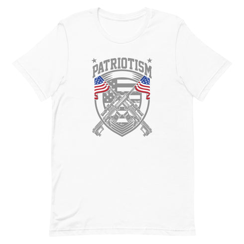 Patriotism Pro America Patriotic Graphic t-shirt (Front Design) - Mainstream Freedom
