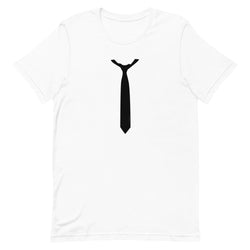 Necktie Silhouette Unisex t-shirt - Mainstream Freedom