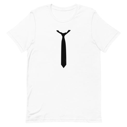 Necktie Silhouette Unisex t-shirt - Mainstream Freedom