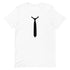 Necktie Silhouette Unisex t-shirt - Mainstream Freedom
