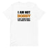 I Am Not Bossy Short-sleeve unisex t-shirt - Mainstream Freedom