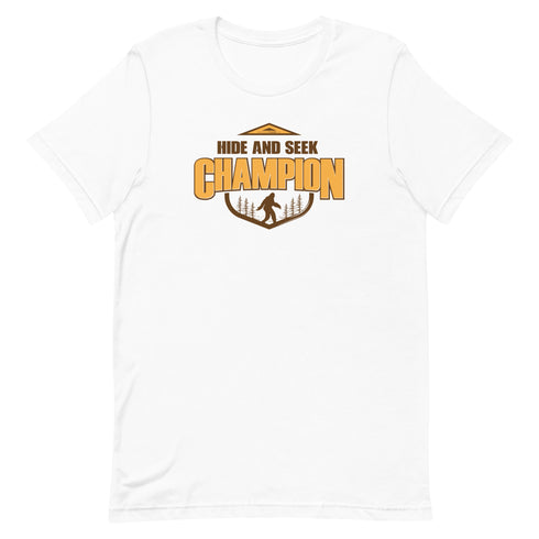 Hide And Seek Champion Short-sleeve unisex t-shirt - Mainstream Freedom