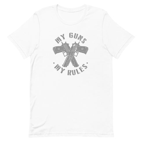 My Guns My Rules Unisex t-shirt - Mainstream Freedom