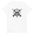 Skull with Guns and Bullets Unisex t-shirt - Mainstream Freedom