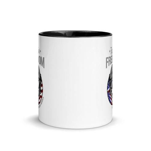 Fight For Freedom - The American Heroes Mug with Color Inside - Mainstream Freedom
