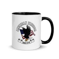 American Freedom Mug with Color Inside - Mainstream Freedom