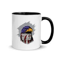 Happy 4th of July Mug with Color Inside - Mainstream Freedom