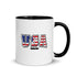 USA Mug with Color Inside - Mainstream Freedom