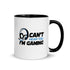 Can't Hear You I'm Gaming Mug with Color Inside - Mainstream Freedom
