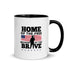 Home Of The Free Because Of The Brave Memorial Day Mug with Color Inside - Mainstream Freedom