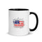 4th Of July USA Independence Day Mug with Color Inside - Mainstream Freedom