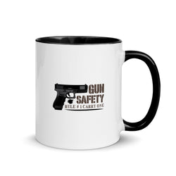 Gun Safety Rule #1 Carry One Mug with Color Inside - Mainstream Freedom