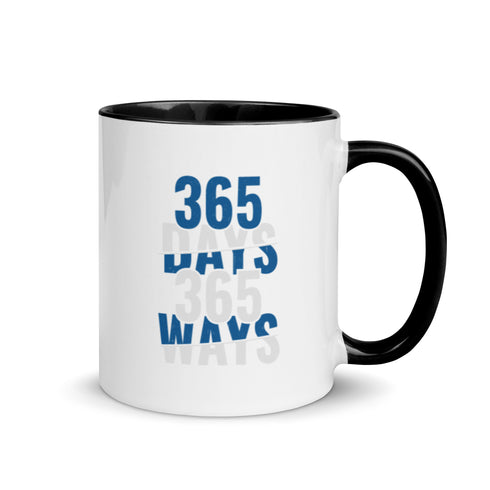 365 Days 365 Ways Mug with Color Inside - Mainstream Freedom