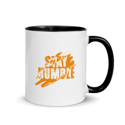 Stay Humble Mug with Color Inside - Mainstream Freedom