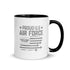 Proud US Air Force Mug with Color Inside - Mainstream Freedom