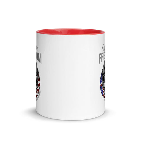 Fight For Freedom - The American Heroes Mug with Color Inside - Mainstream Freedom