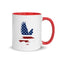 American Eagle Mug with Color Inside - Mainstream Freedom