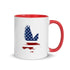 American Eagle Mug with Color Inside - Mainstream Freedom