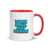 Work Hard, Stay Humble Mug with Color Inside - Mainstream Freedom