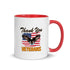 Thank You Veterans Mug with Color Inside - Mainstream Freedom