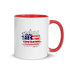 4th Of July USA Independence Day Mug with Color Inside - Mainstream Freedom