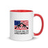 I Plead The 2nd Amendment Mug with Color Inside - Mainstream Freedom