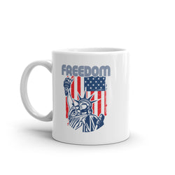 Freedom Mug - White glossy mug - Mainstream Freedom