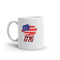 Since 1776 Unisex Independence Day White glossy mug Decal On Both Sides - Mainstream Freedom