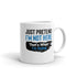 Just Pretend I'm not here That's What I'm Doing White glossy mug - Mainstream Freedom