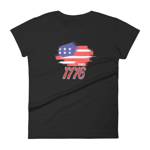Since 1776 Women's short sleeve Independence Day t-shirt - Mainstream Freedom