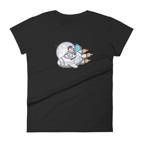 Elon Musk Spaceship Women's short sleeve t-shirt - Mainstream Freedom