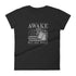 Awake But Not Woke Women's short sleeve t-shirt - Mainstream Freedom
