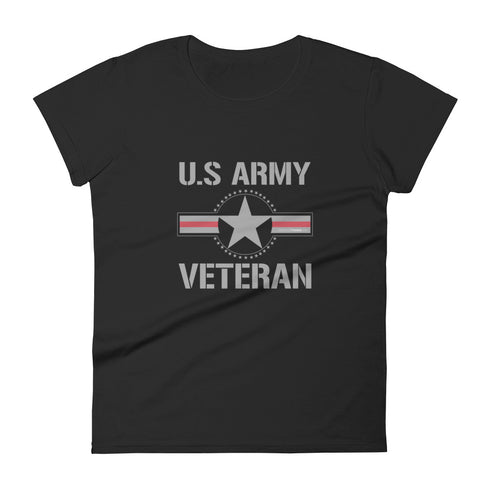 U.S Army Veteran Women's short sleeve t-shirt - Mainstream Freedom