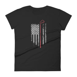 Grunge American Golfer Women's short sleeve t-shirt - Mainstream Freedom
