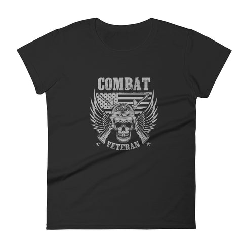 Combat Veteran Women's short sleeve t-shirt - Mainstream Freedom