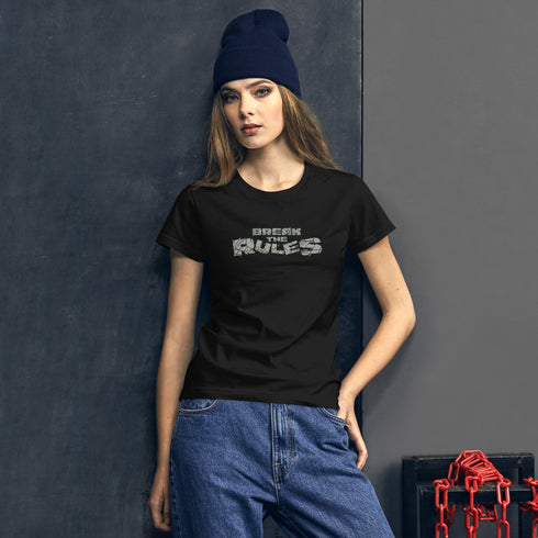 Break The Rules Women's short sleeve t-shirt - Mainstream Freedom