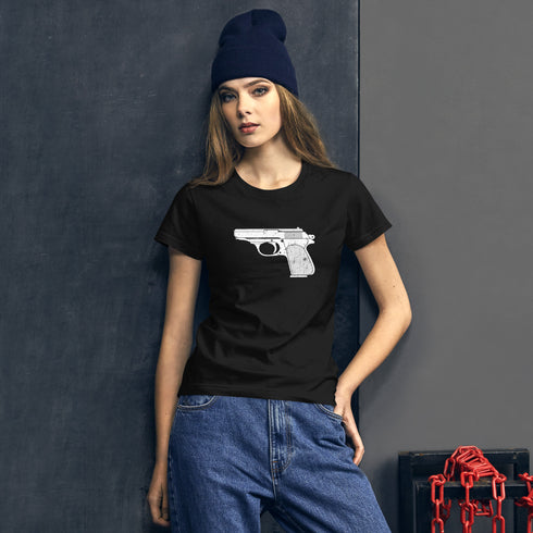 Hand Gun Women's short sleeve t-shirt - Mainstream Freedom