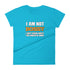 I Am Not Bossy Women's short sleeve t-shirt - Mainstream Freedom